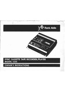 Aldis Ltd Synchro Cassette Recorder 152  manual. Camera Instructions.